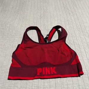 PINK Victoria's Secret Red Sports Bra